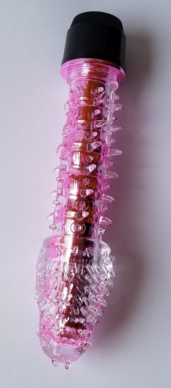 vibrador-silicon-erizo-rosa